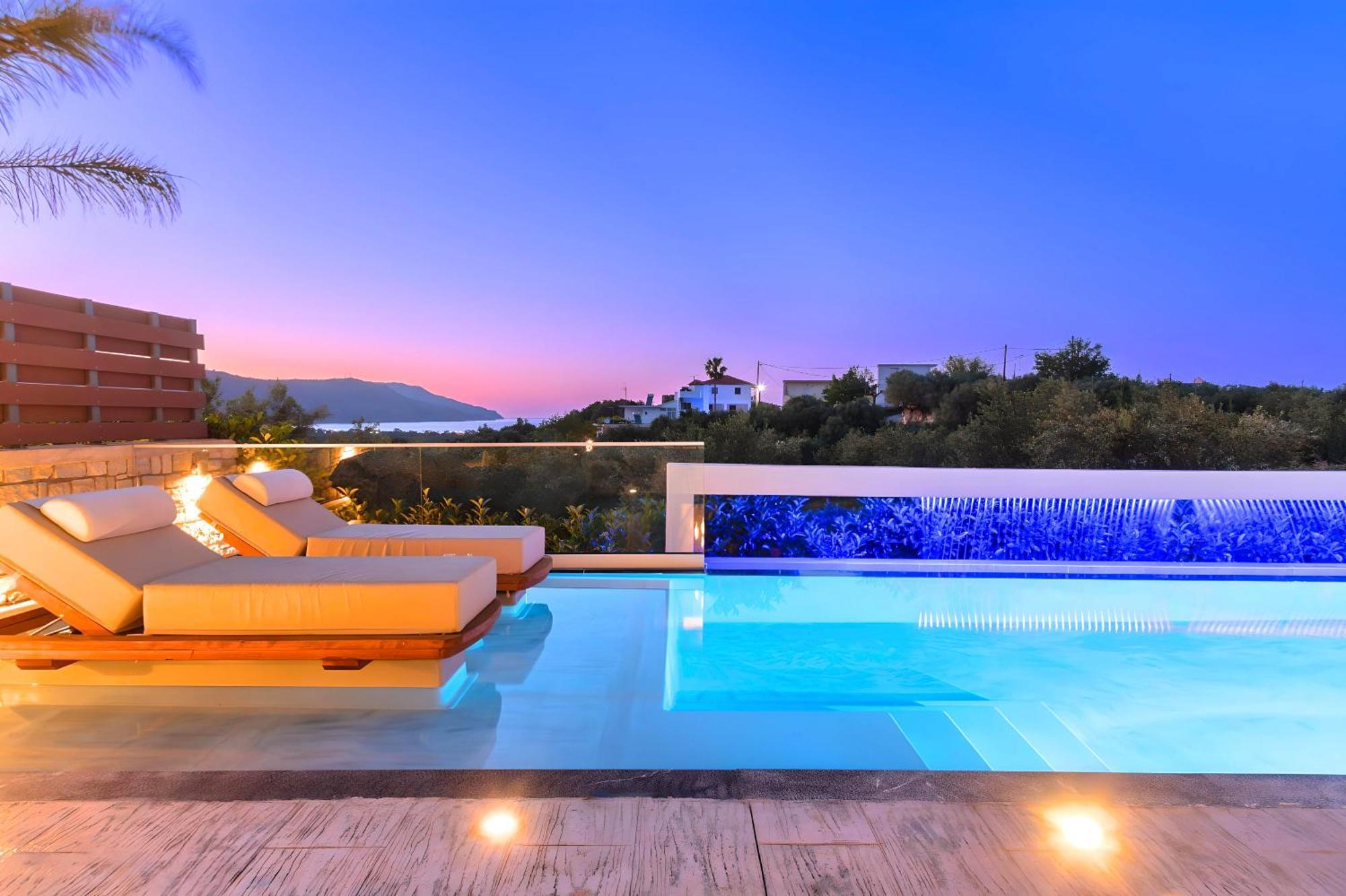 Minoas Villas Heated Pool Kournas Екстер'єр фото