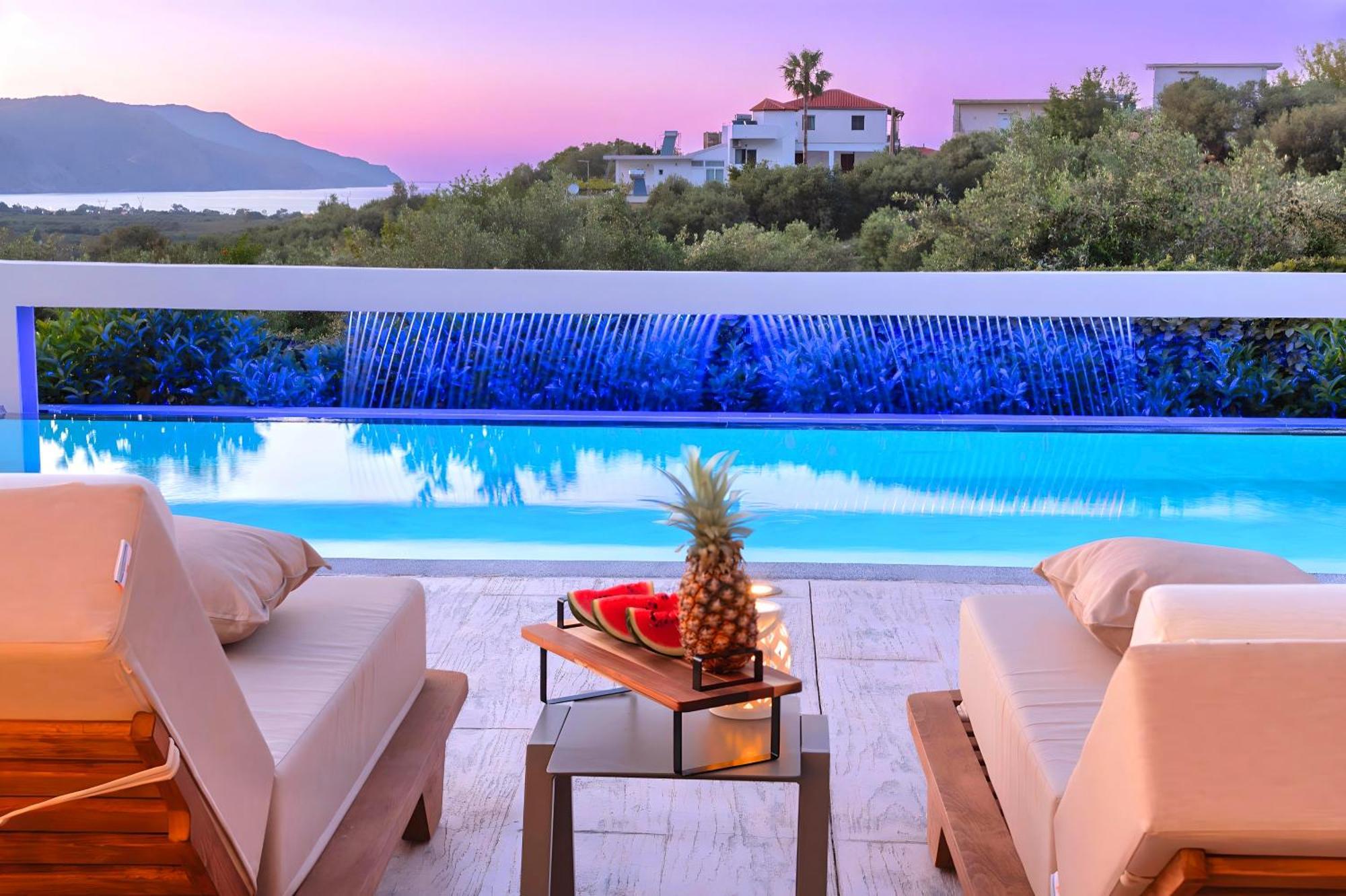 Minoas Villas Heated Pool Kournas Екстер'єр фото