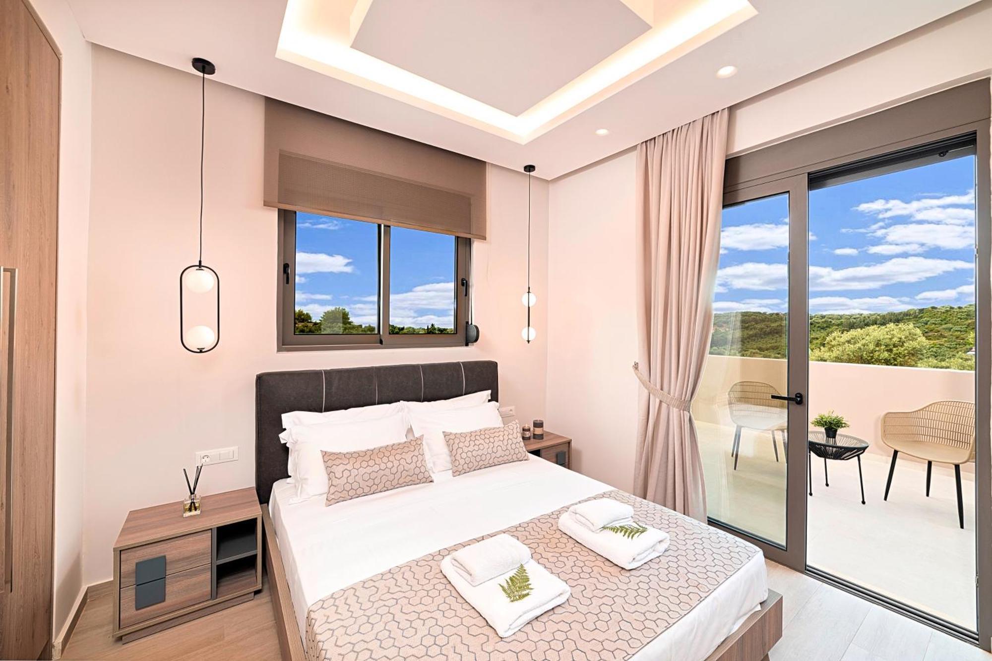 Minoas Villas Heated Pool Kournas Екстер'єр фото