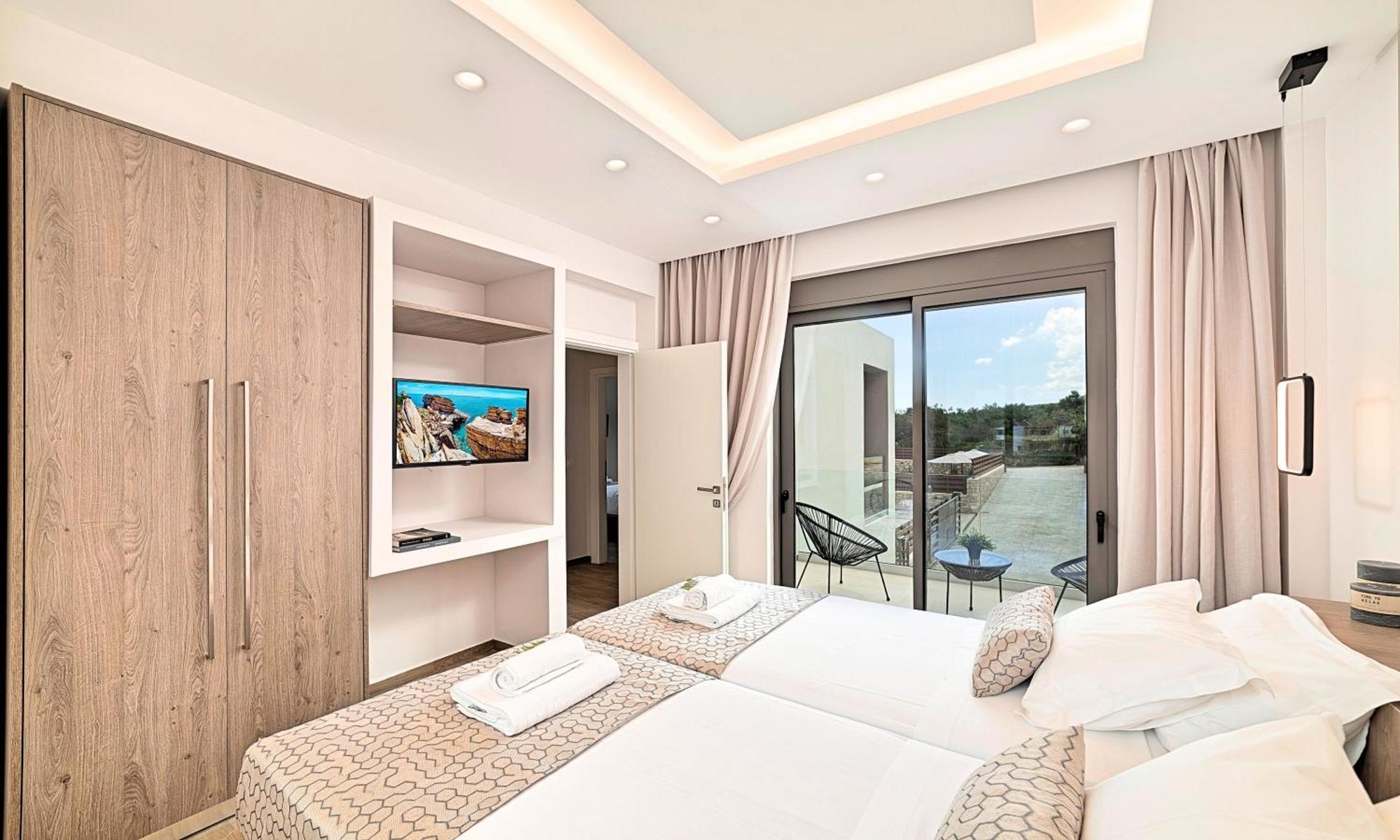 Minoas Villas Heated Pool Kournas Екстер'єр фото