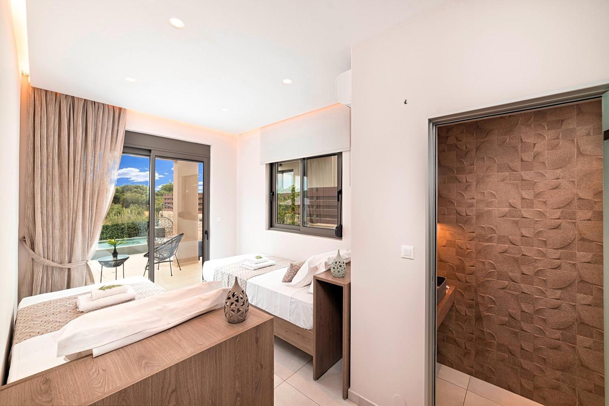 Minoas Villas Heated Pool Kournas Екстер'єр фото